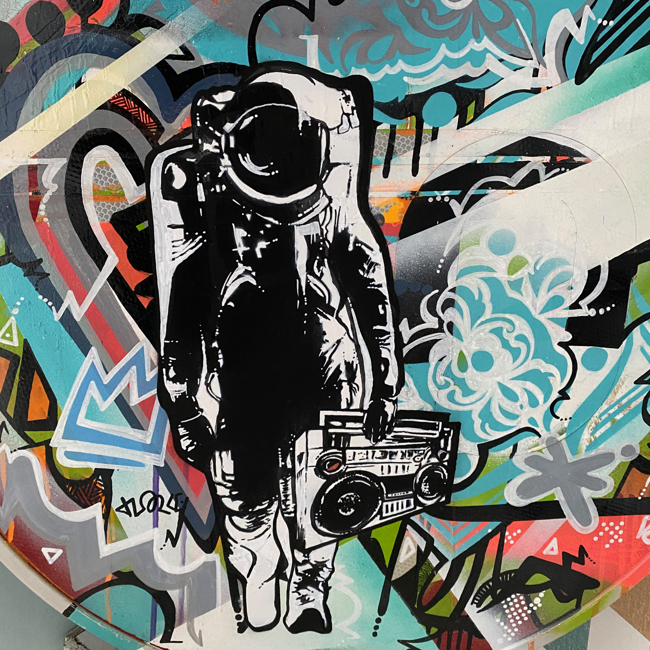 florkey-astronaute-gettoblaster-detail